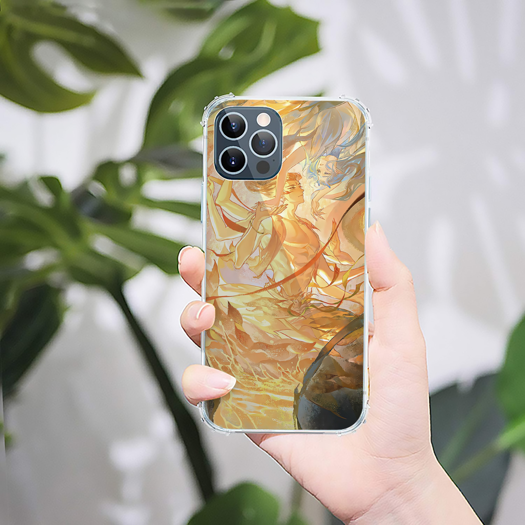 （画像用） Ne Zha 2 ナタ 魔童の大暴れ 【iPhone 12シリーズ対応】透明スマホケース（クリアソフトケース）